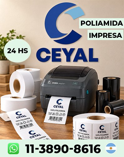 Etiquetas Adhesivas para Bolsas de Indumentaria Arg