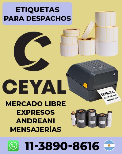 Etiquetas en Rollo Argentina CODIGO 2 D